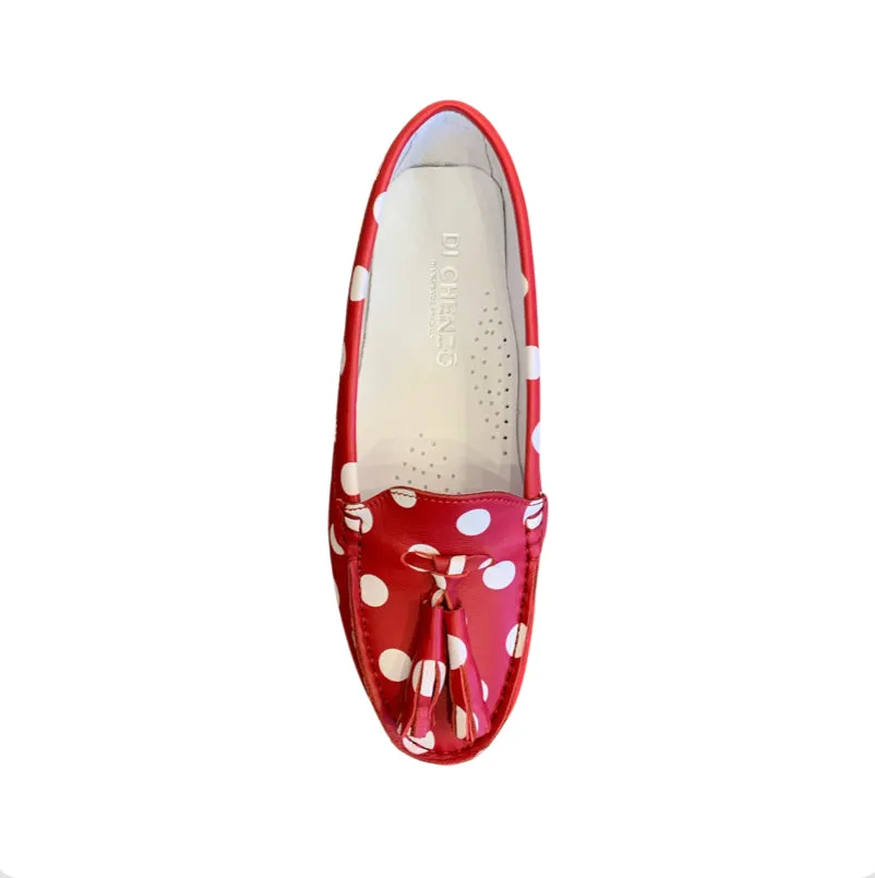 1247 Red Polka Dot Loafer