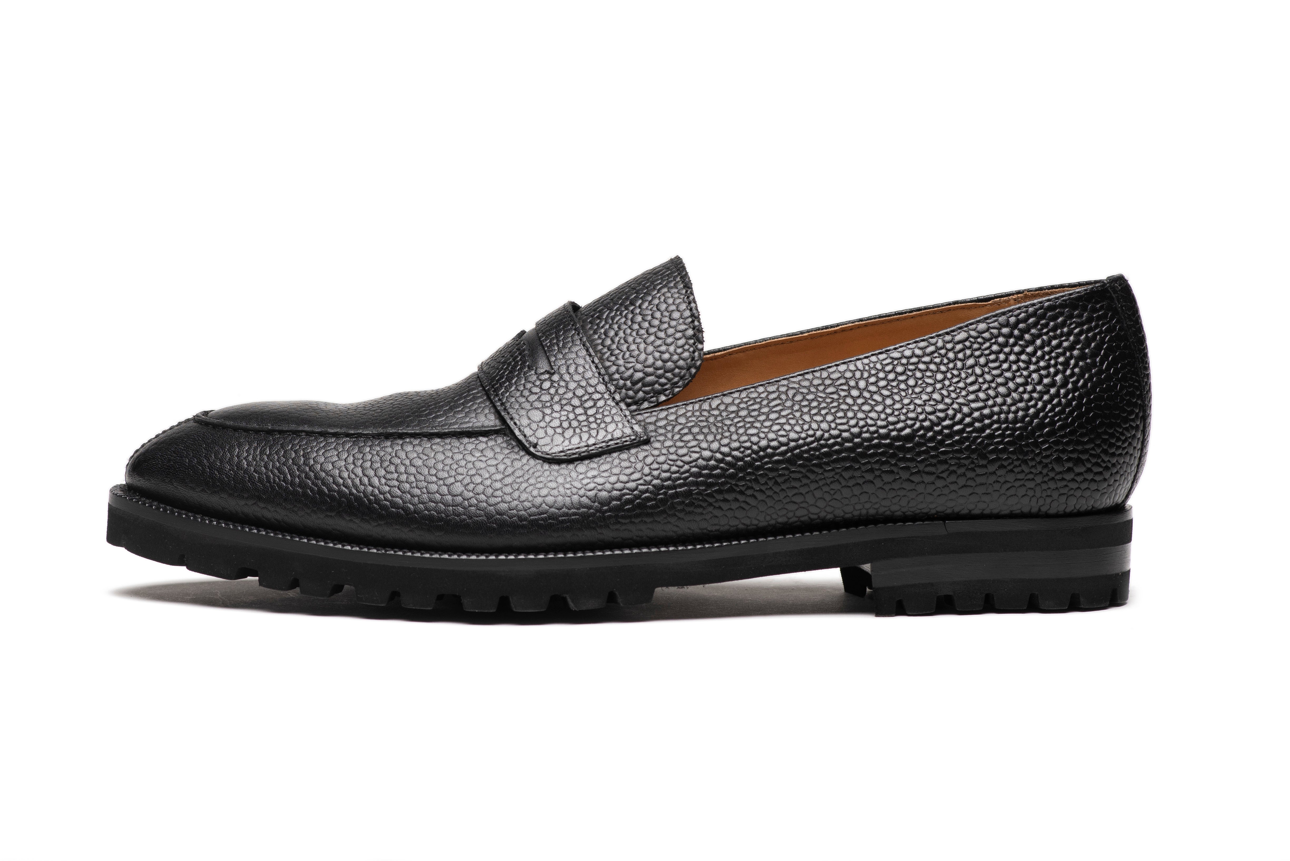 3DM X MSP - Napa Penny Loafers - Black Grain