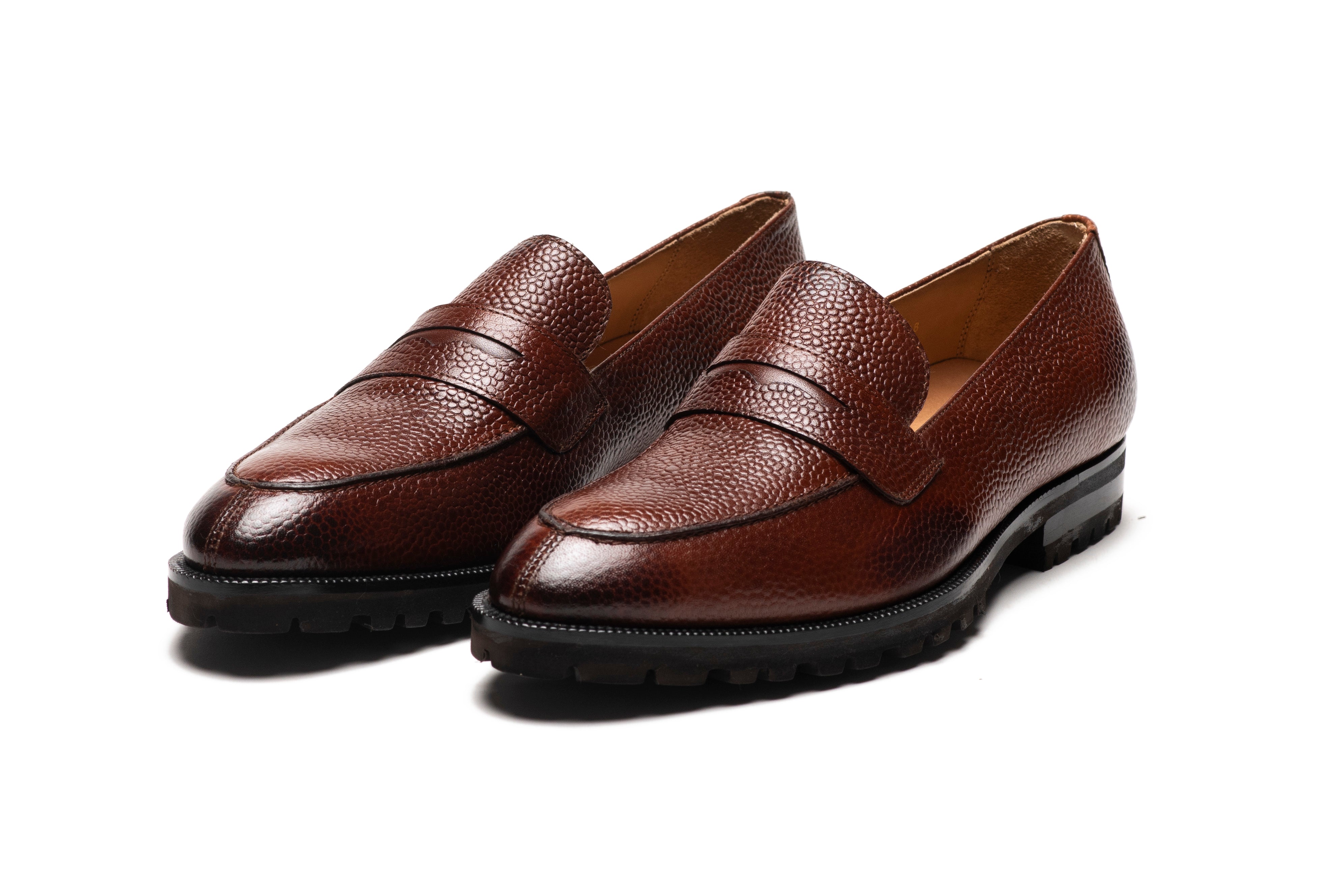 3DM X MSP - Napa Penny Loafers - Brown Grain