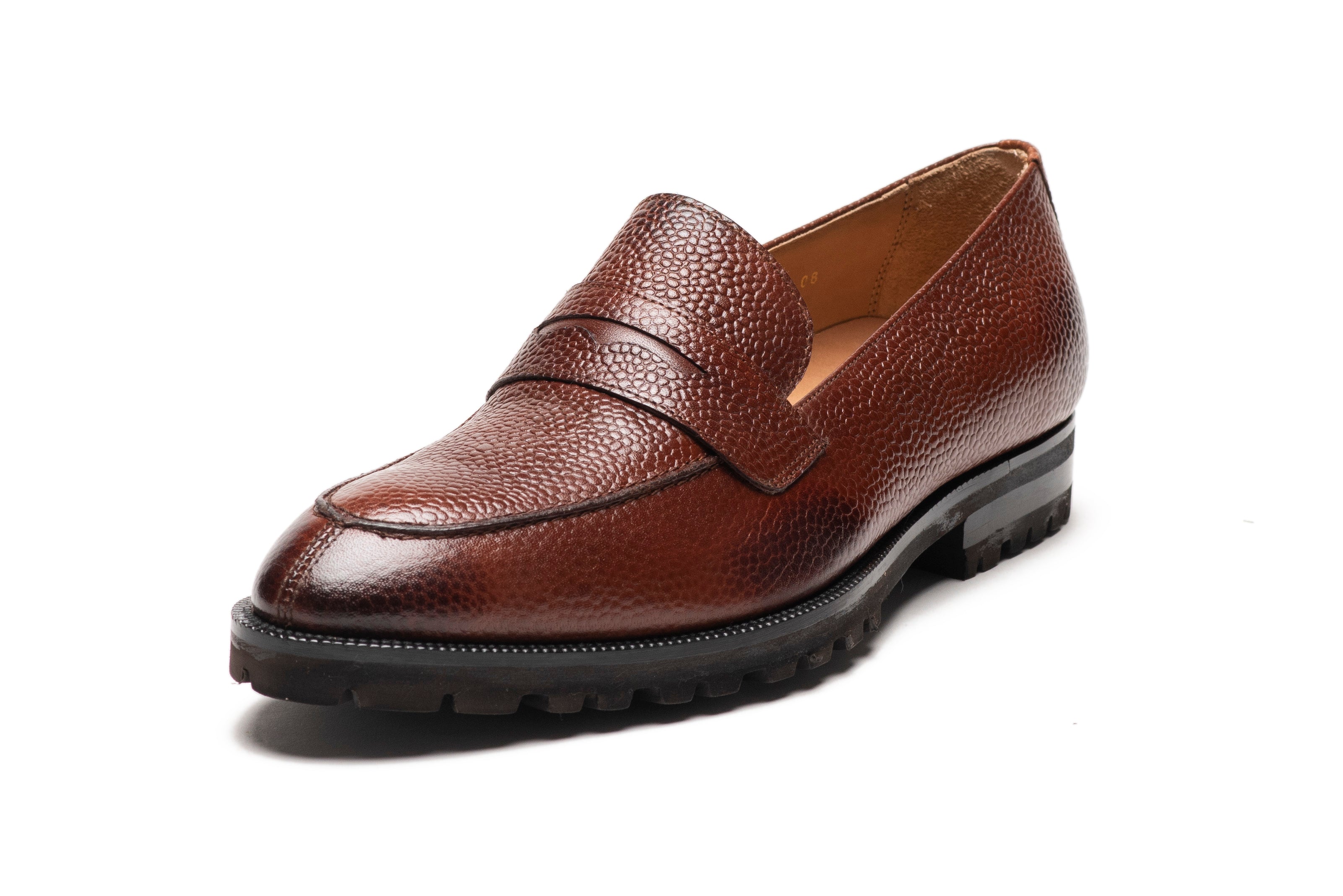 3DM X MSP - Napa Penny Loafers - Brown Grain