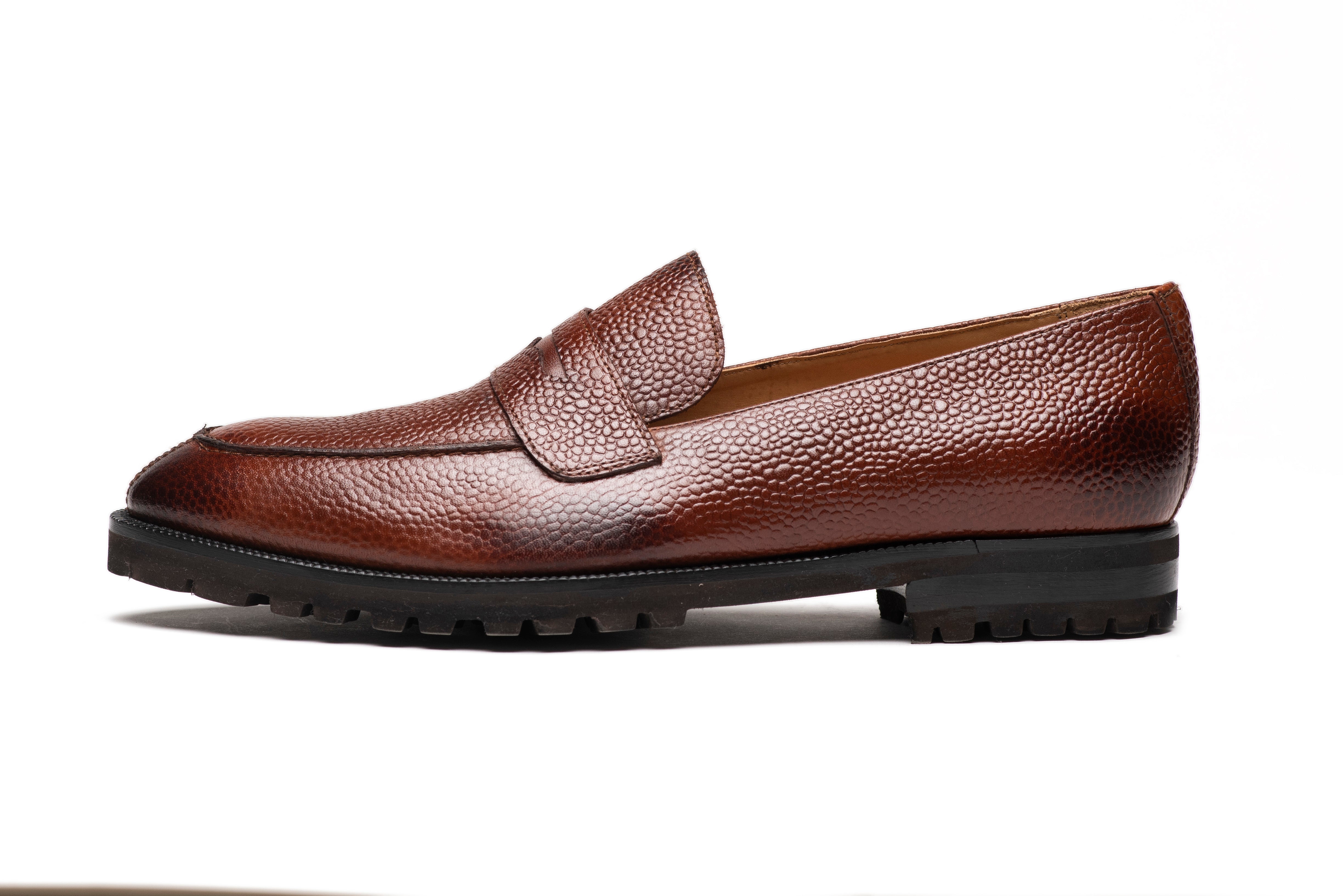 3DM X MSP - Napa Penny Loafers - Brown Grain