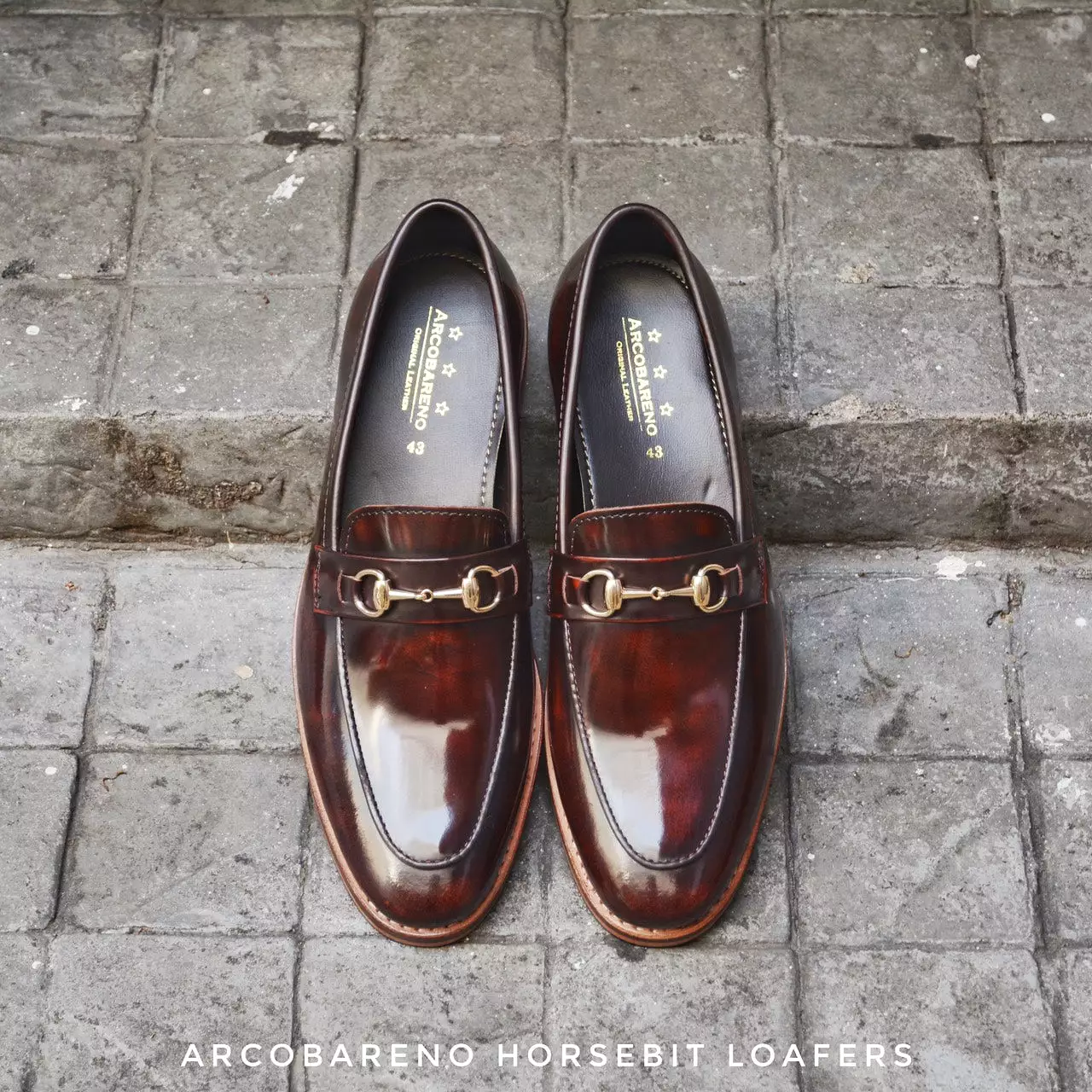 702 Horsebit Loafer Burgundy Wooden Soles