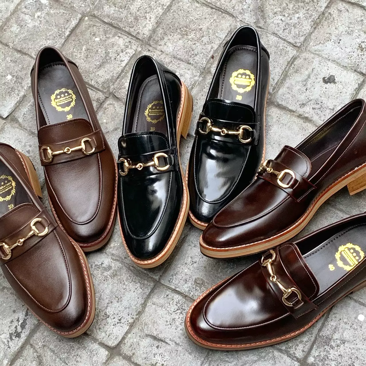 702 Horsebit Loafer Mocha Wooden Soles