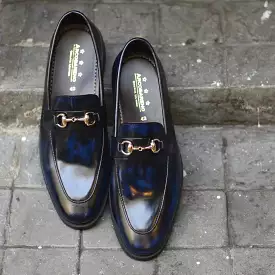 702 Horsebit Loafer X Italian Blue