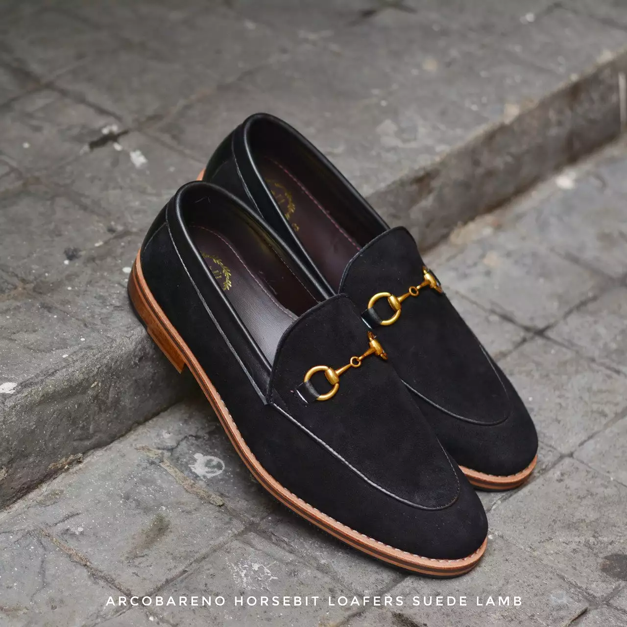 702 Horsebit Loafer X Suede Black