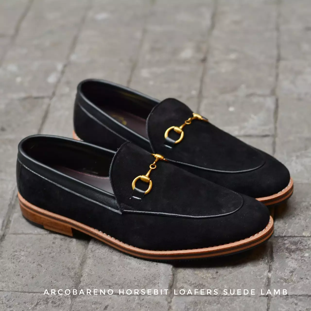 702 Horsebit Loafer X Suede Black