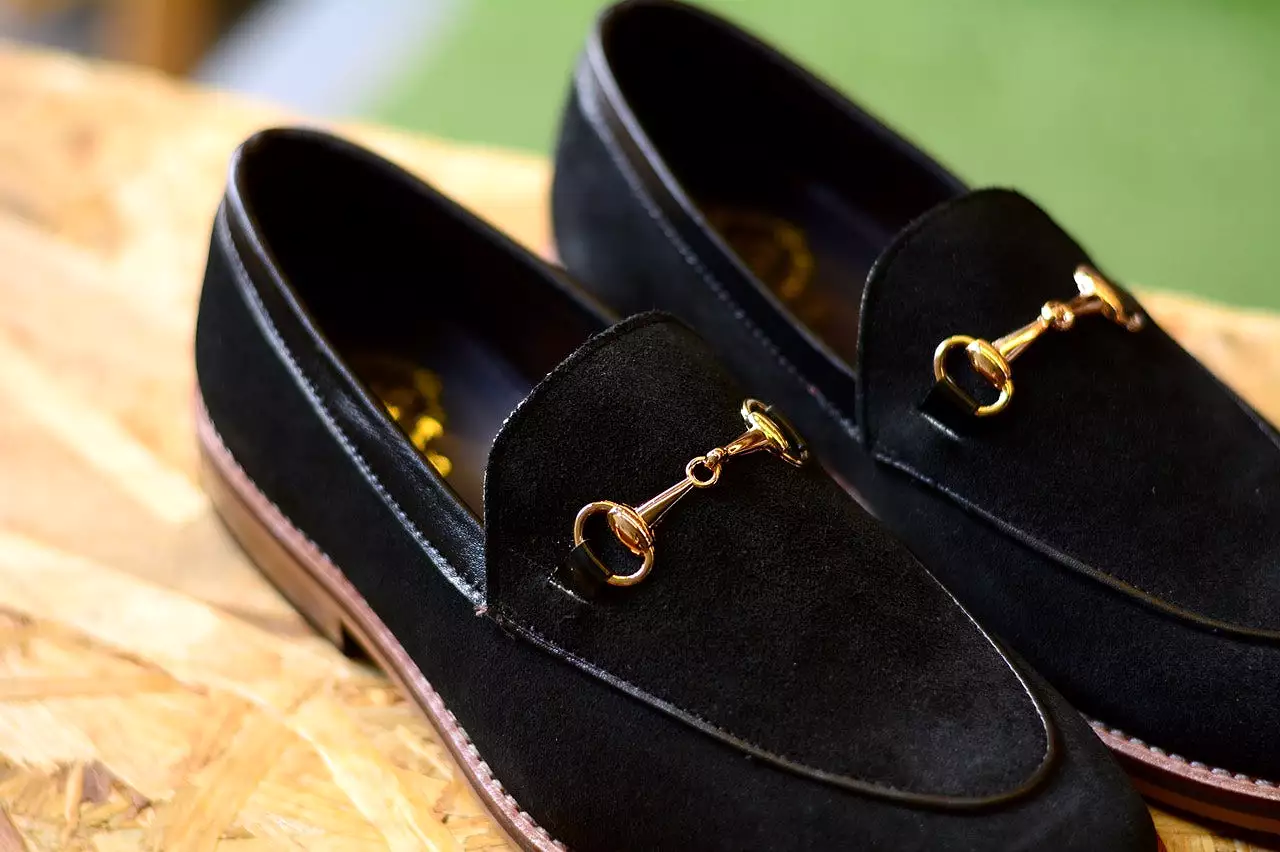 702 Horsebit Loafer X Suede Black