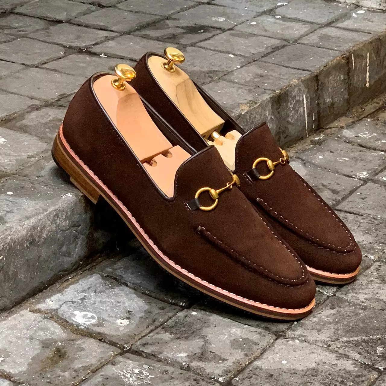 702 Horsebit Loafer X Suede brown