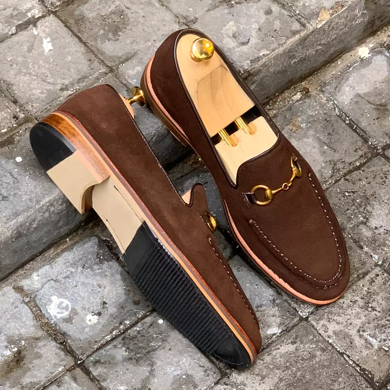 702 Horsebit Loafer X Suede brown