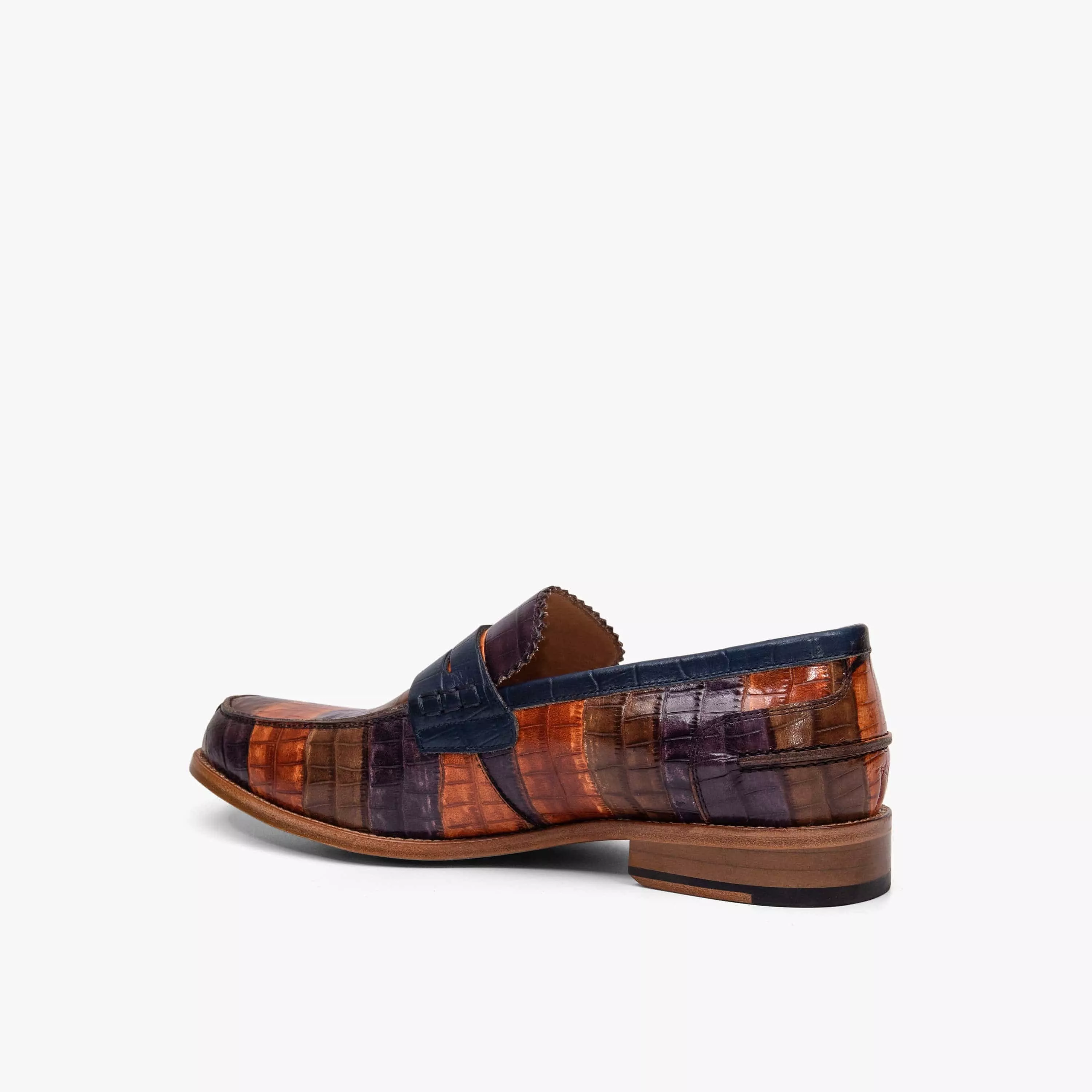 Abe Badlands Leather Penny Loafers