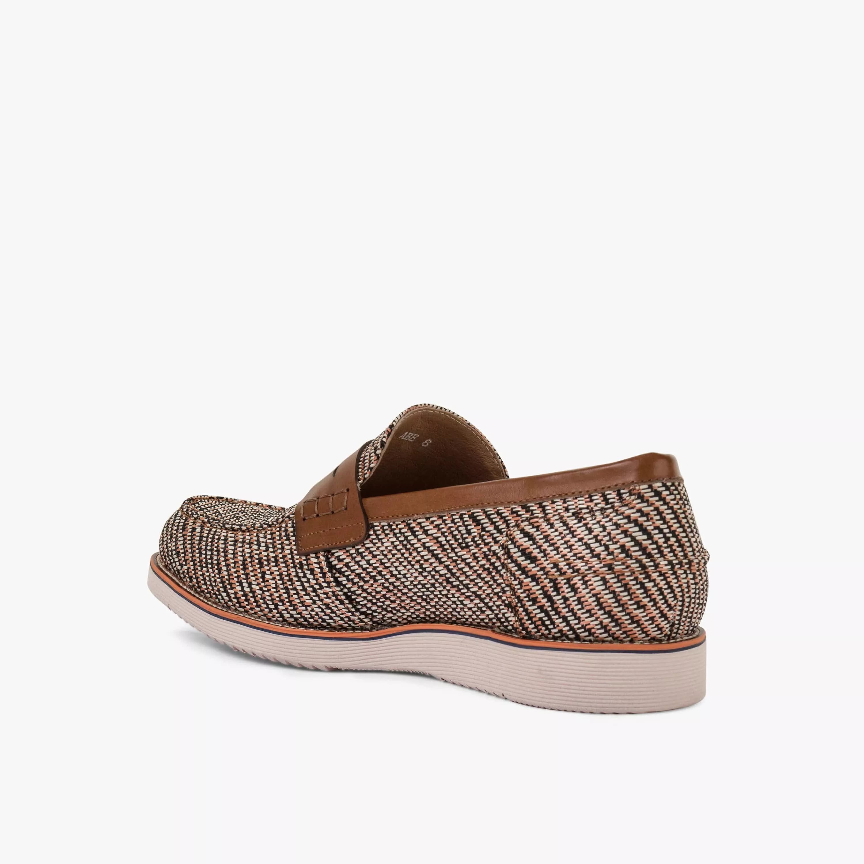 Abe Cinnamon Tweed Penny Loafers