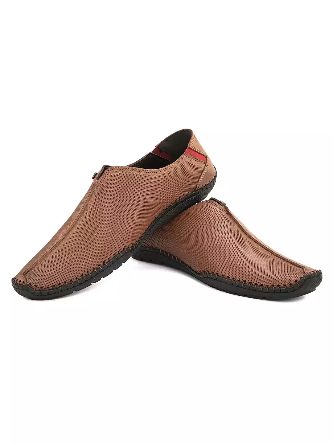 Alberto Torresi Genuine Mild Leather Ethnic Casual Flexible Swing Shoe Loafer Hand Stitched With PU Footbed And Leather Lining  