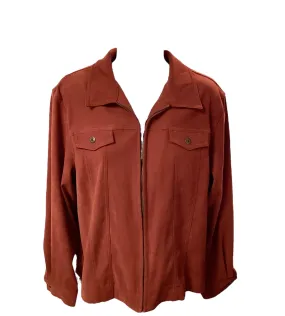 Alfred Dunner Women's Jacket Rust 14P