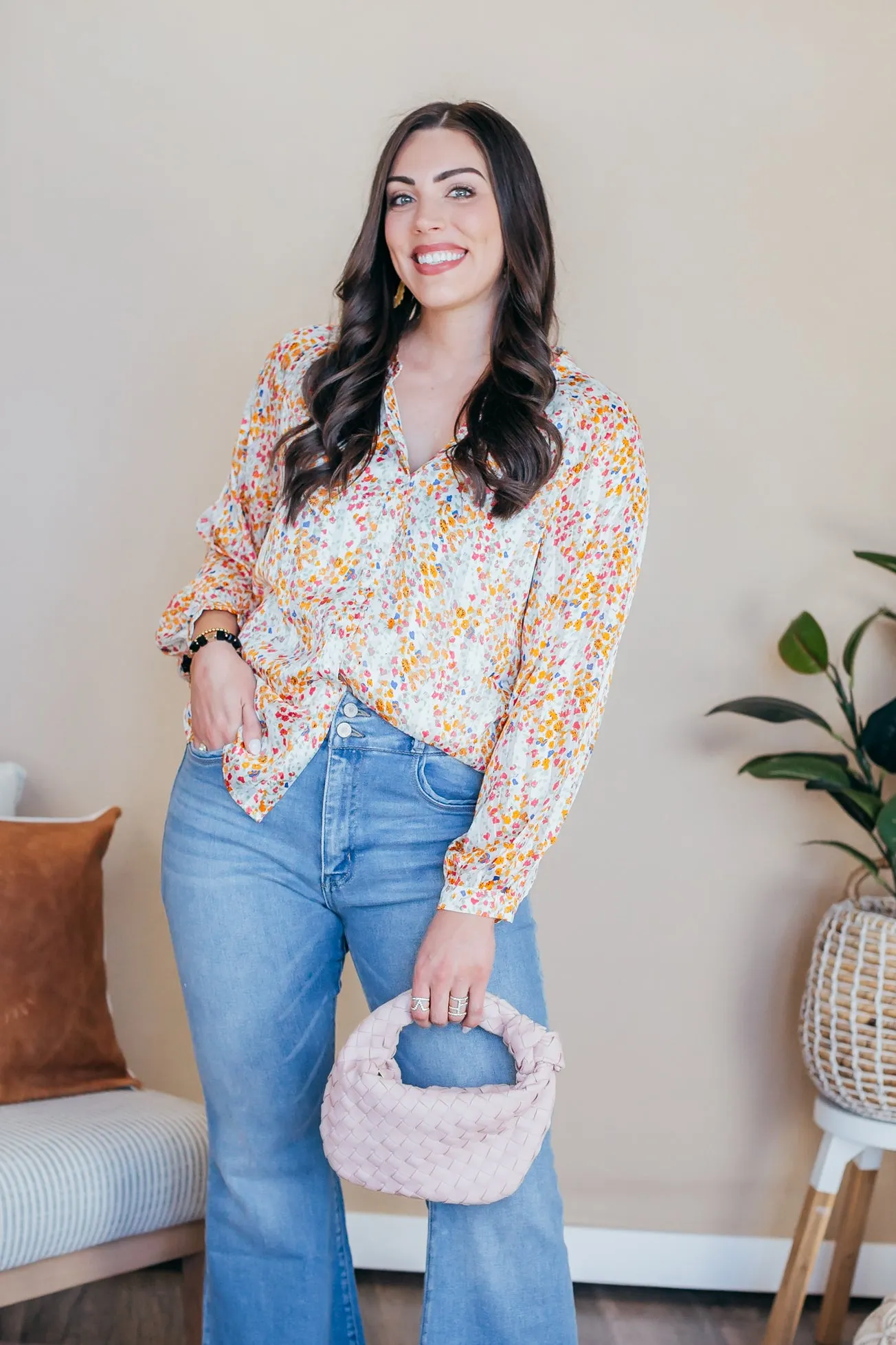 All Chic Floral Blouse