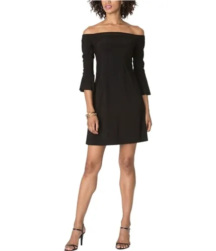 American Living Womens Bell Sleeve Off-Shoulder Dress