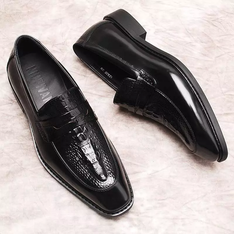 Angelo Leather Penny Loafers For Men