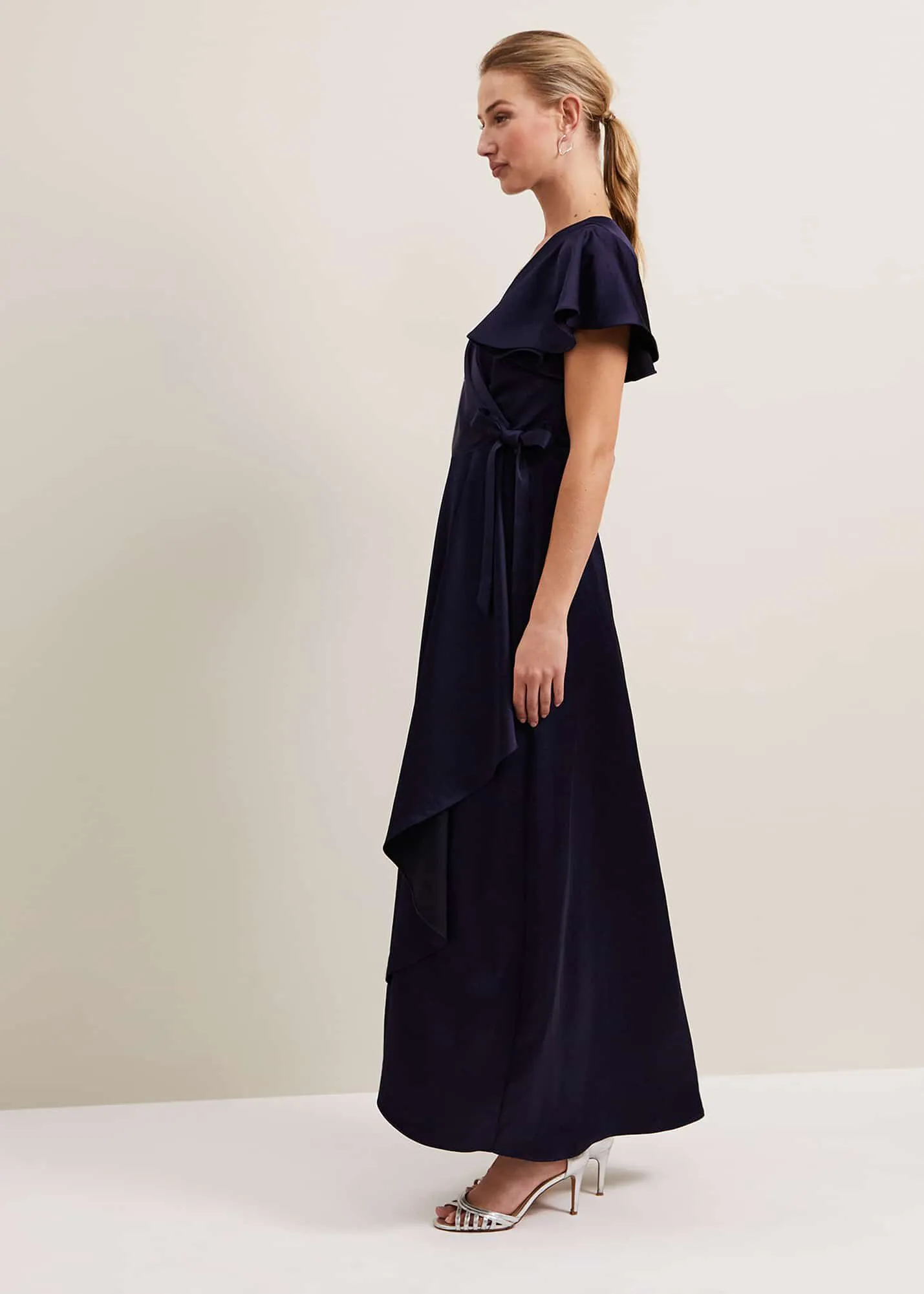 Arabella Satin Maxi Dress