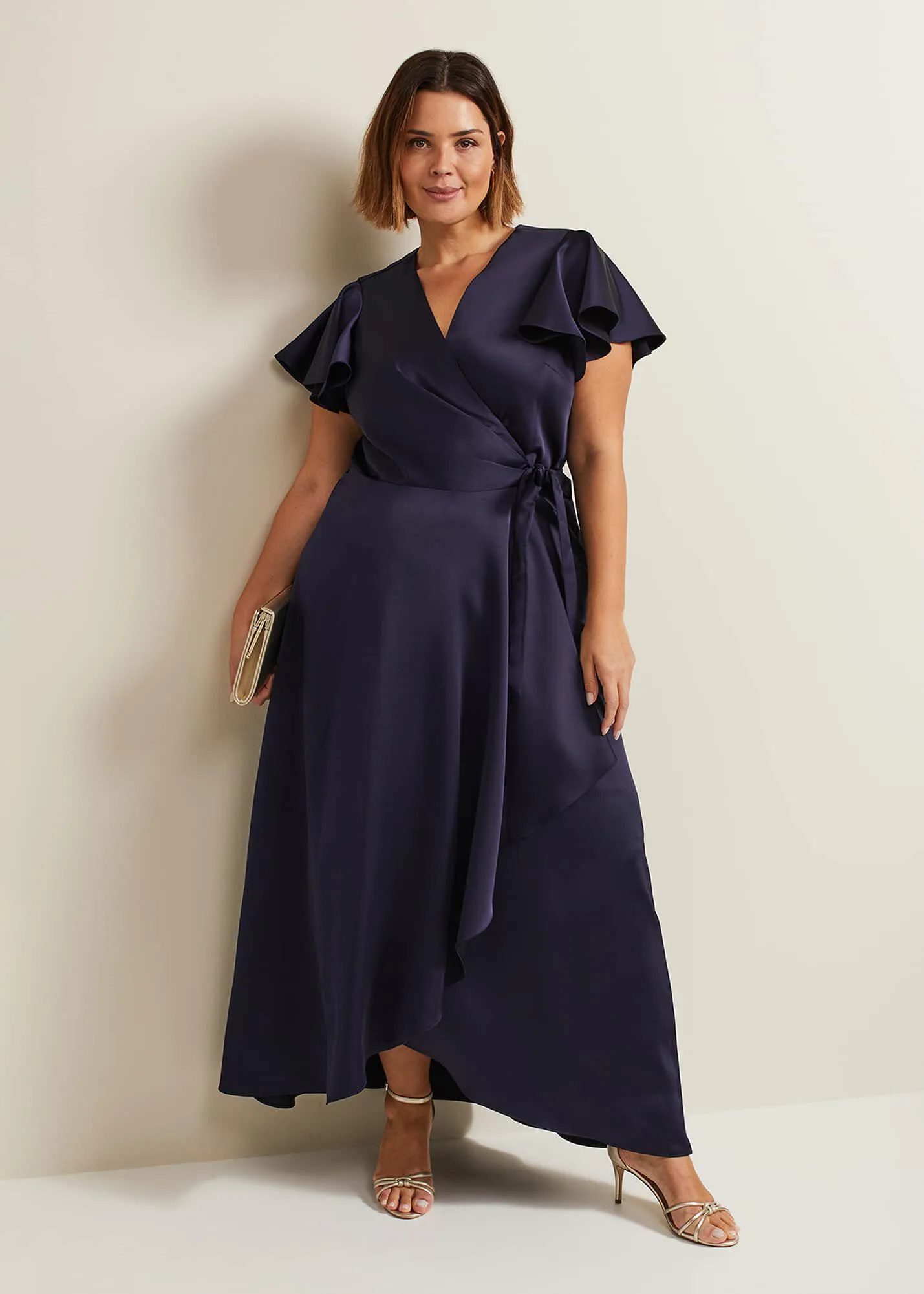 Arabella Satin Maxi Dress