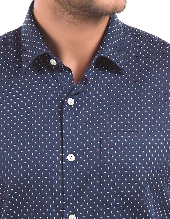 Arrow Slim Fit Printed Shirt