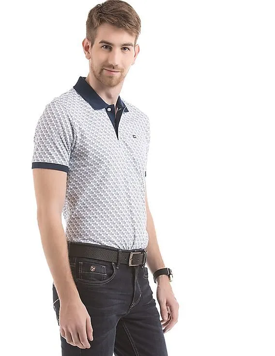 Arrow Sports Printed Regular Fit Polo Shirt