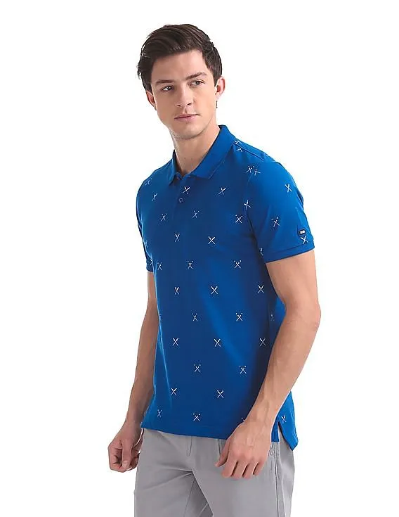 Arrow Sports Regular Fit Printed Polo Shirt