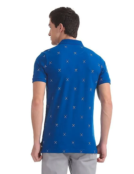 Arrow Sports Regular Fit Printed Polo Shirt