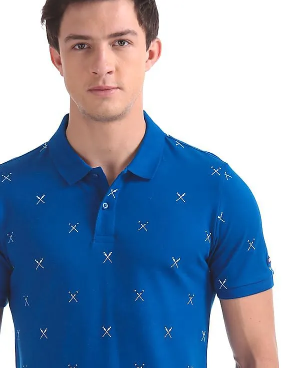 Arrow Sports Regular Fit Printed Polo Shirt