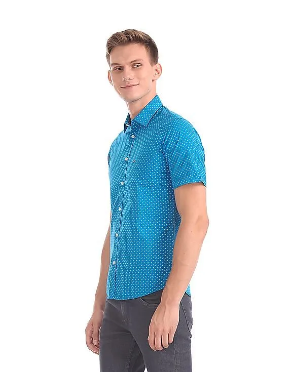 Arrow Sports Regular Sport Fit Printed Shirt