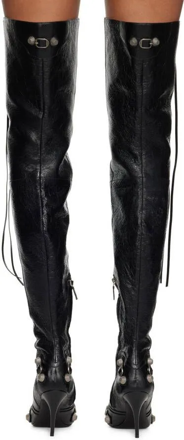 Balenciaga Black Cagole Boots