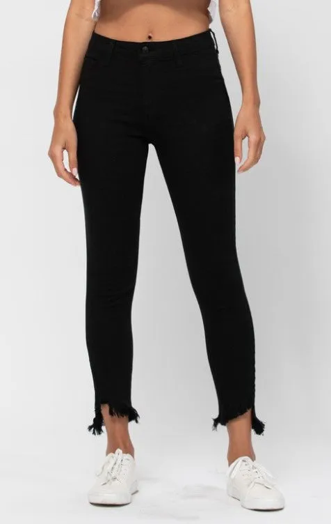 Black Crop Skinny Jeans