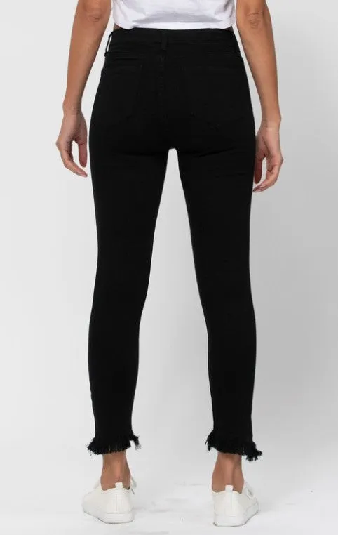 Black Crop Skinny Jeans