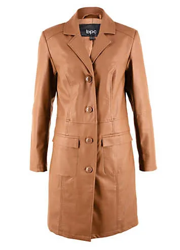 bonprix Faux Leather Trench Coat | Grattan