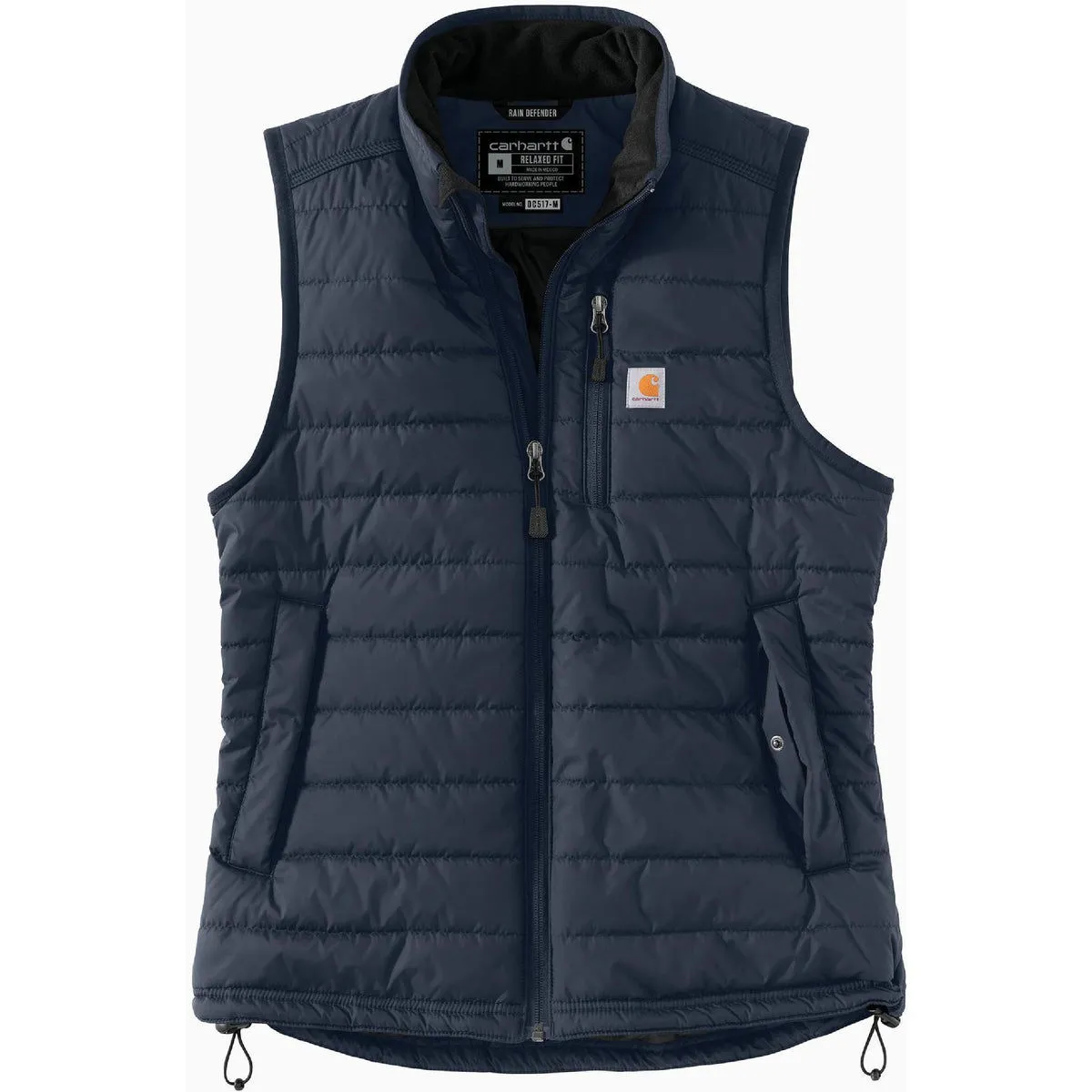 Carhartt Carhartt Rain Defender Women's XS Regular Navy Nylon Insulated Mock Neck Vest