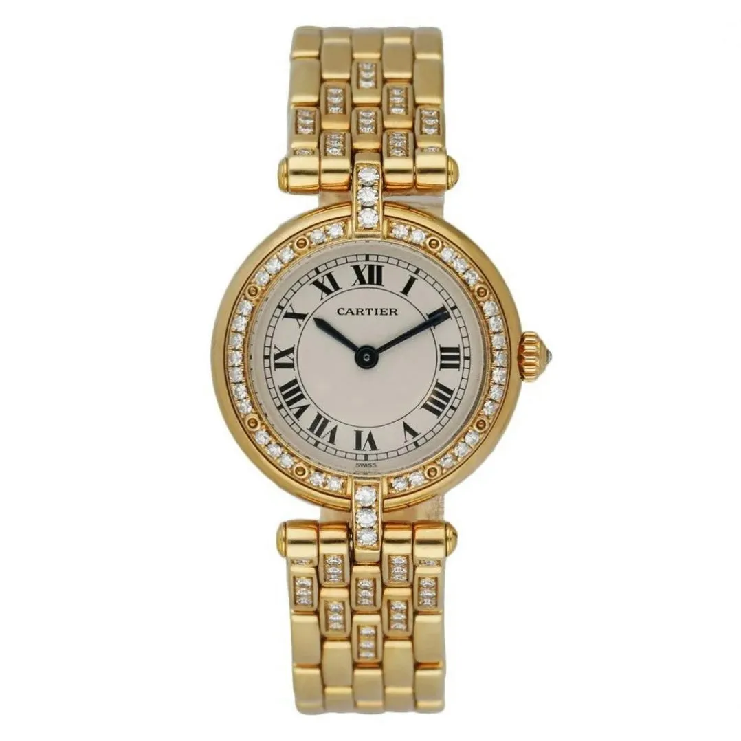 CARTIER PANTHERE VENDOME 24mm 18K Yellow Gold Diamond Watch