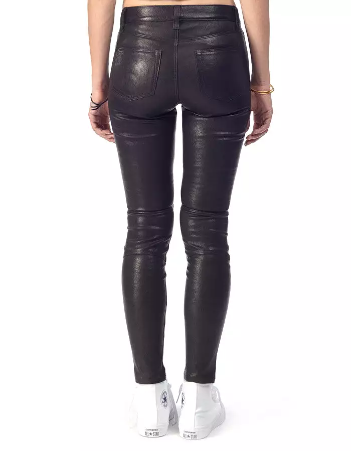 COCO - Stretch-Leather Skinny Pants