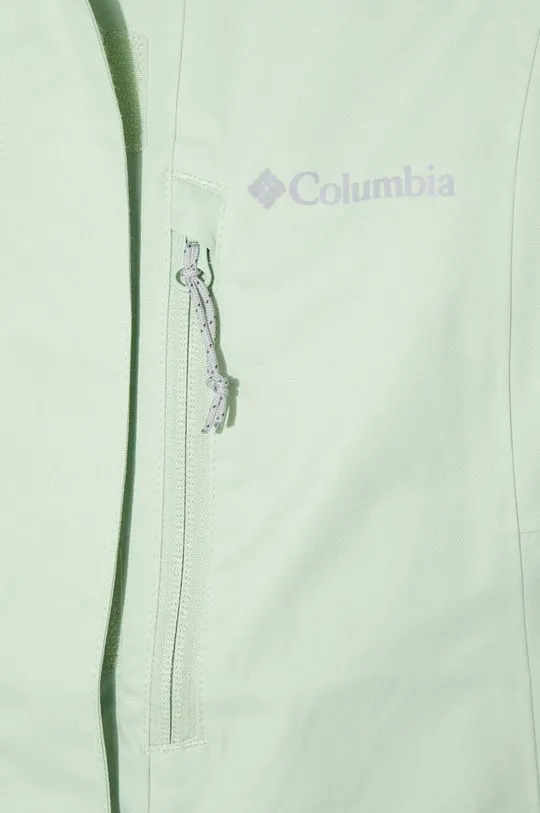 Columbia outdoor jacket Hikebound green color