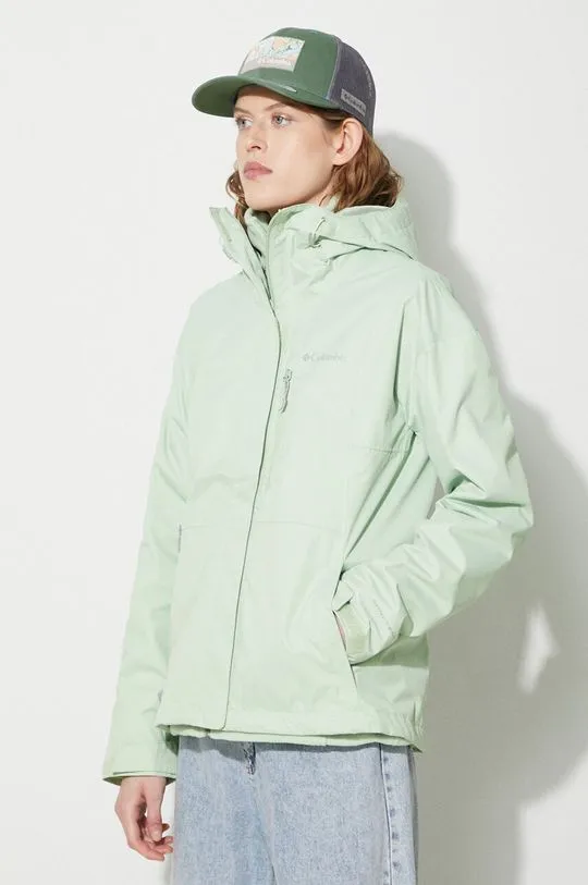 Columbia outdoor jacket Hikebound green color