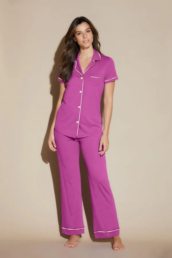 Cosabella Short Sleeve Top & Pant Pajama Set