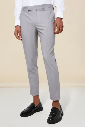 Crop Skinny Suit Trousers | boohooMAN UK