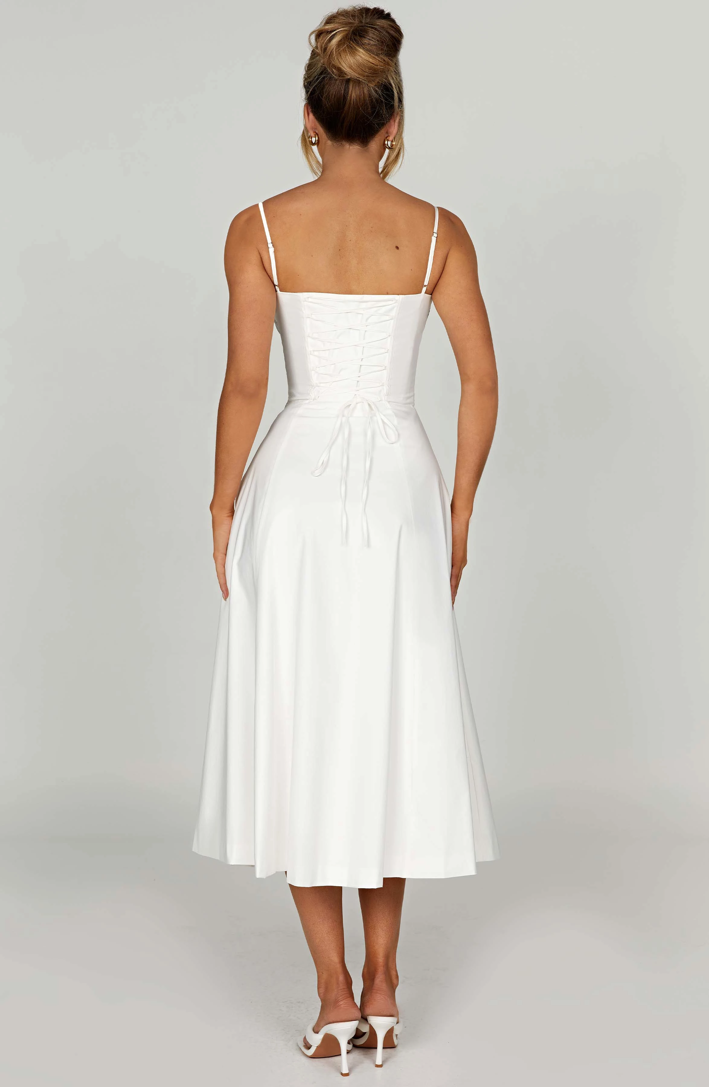 Deanna Midi Dress - Ivory