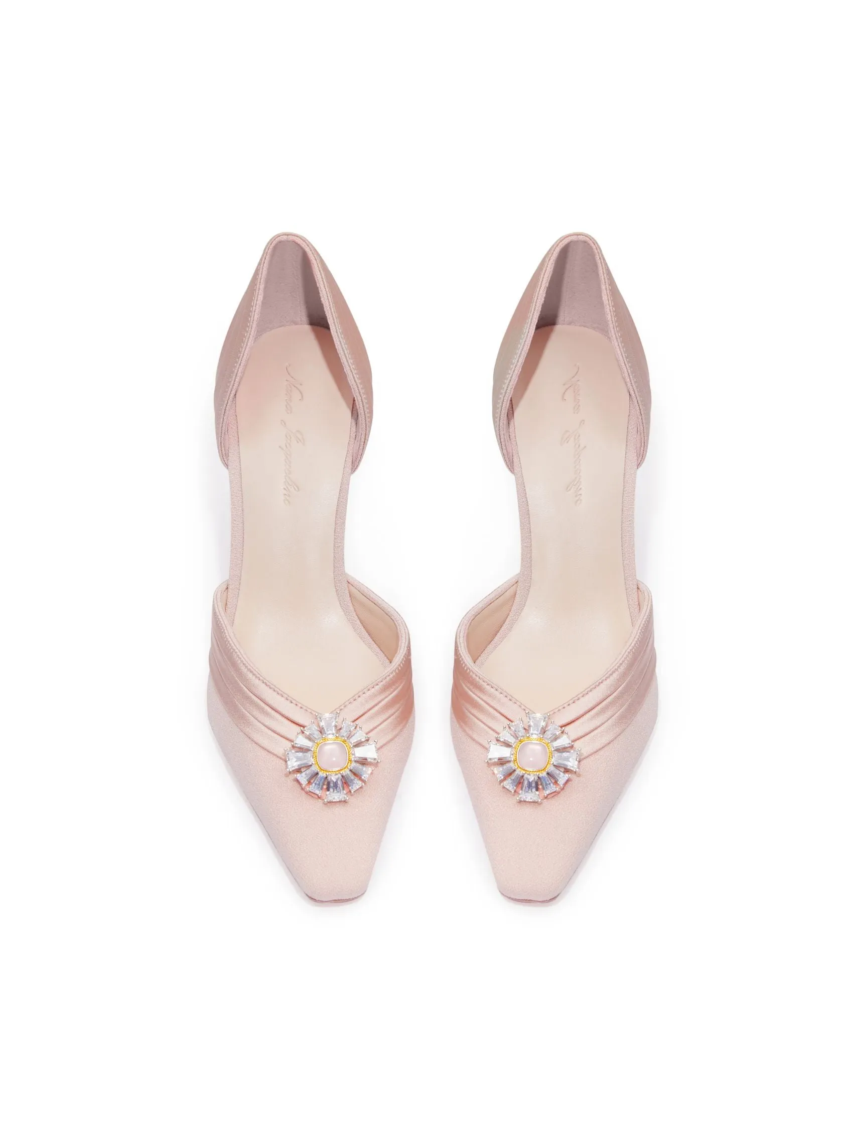 Diana Diamond Heels (Pink) (Final Sale)