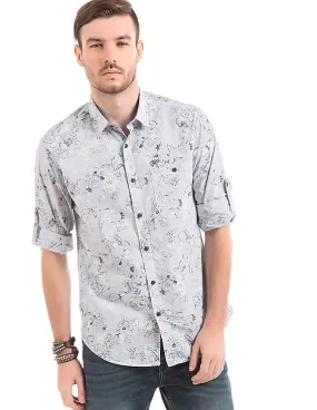 Ed Hardy Printed Slim Fit Shirt