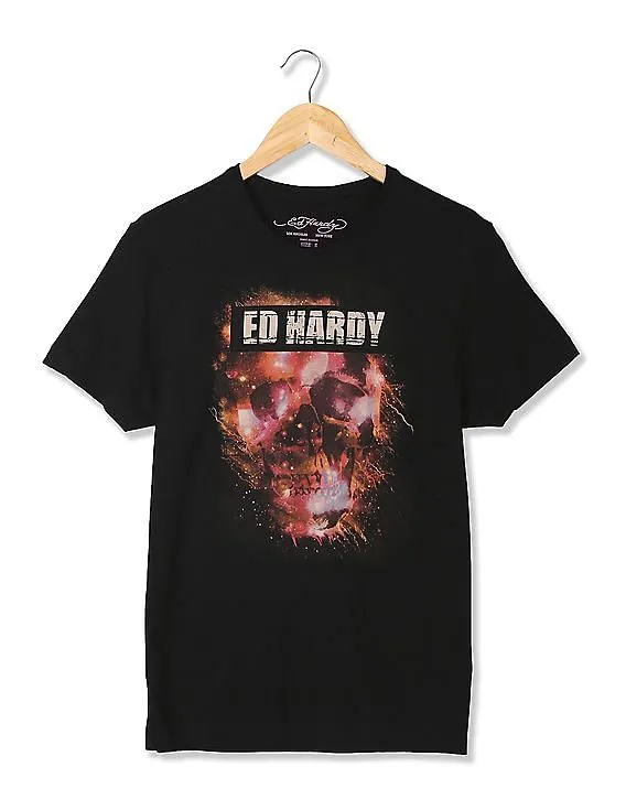 Ed Hardy Regular Fit Printed T-Shirt