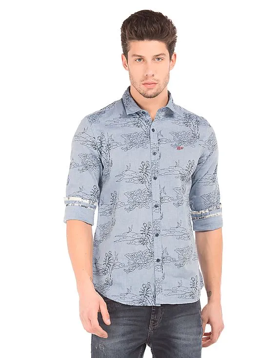 Ed Hardy Slim Fit Printed Shirt