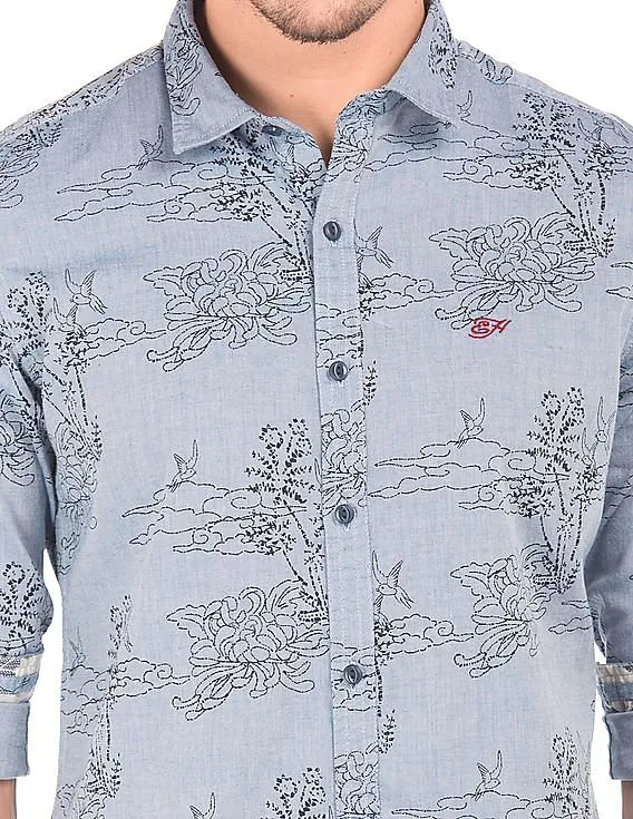 Ed Hardy Slim Fit Printed Shirt