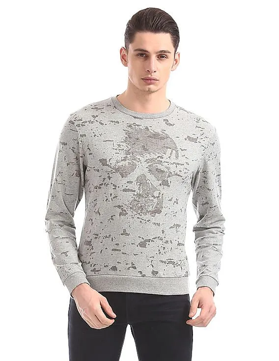 Ed Hardy Slim Fit Printed Sweatshirt