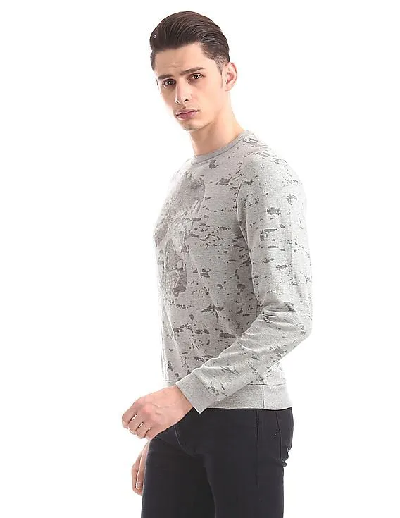 Ed Hardy Slim Fit Printed Sweatshirt