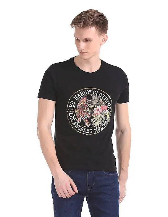 Ed Hardy Slim Fit Printed T-Shirt