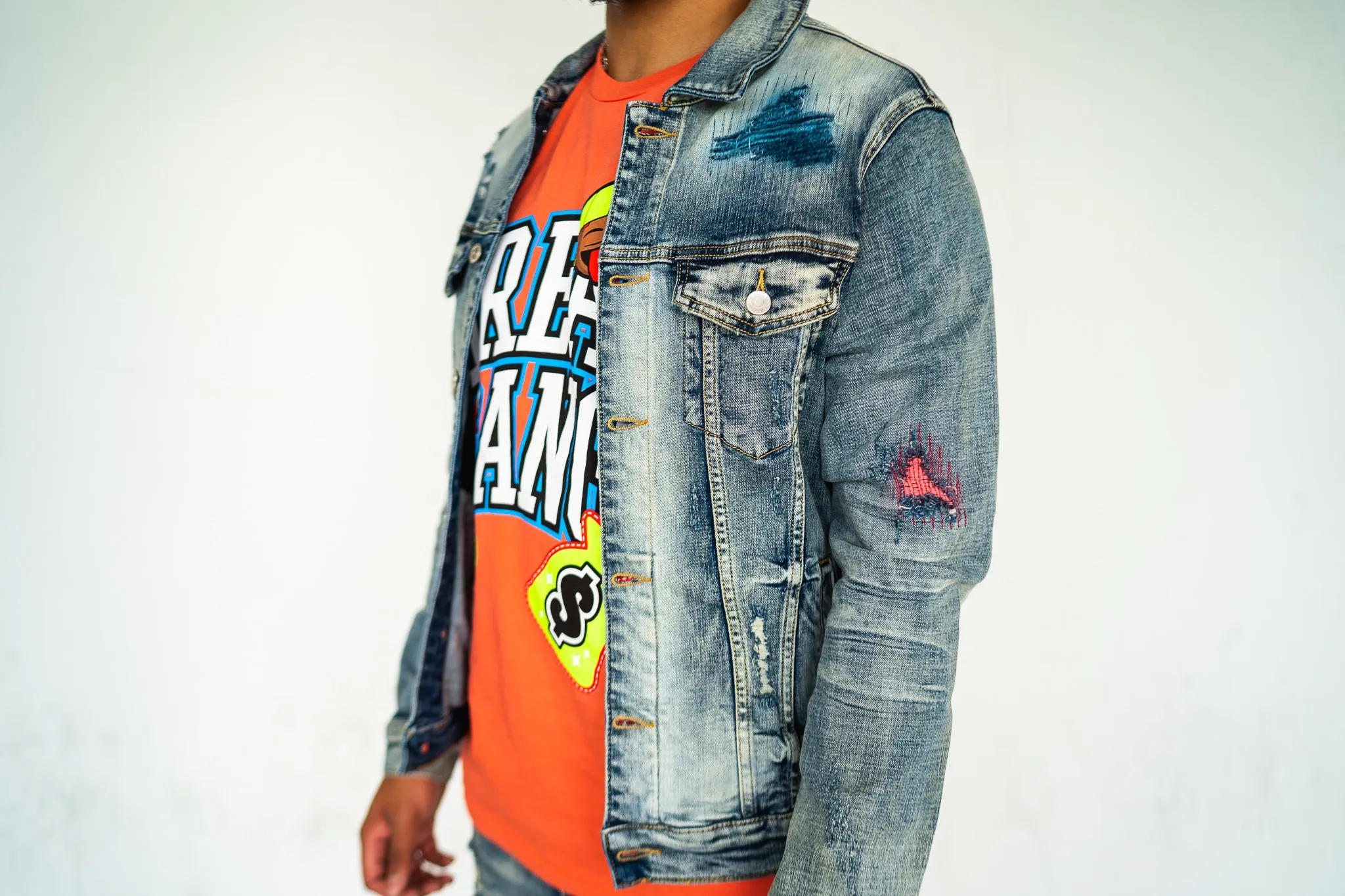 Embellish Hamlin Denim Jacket