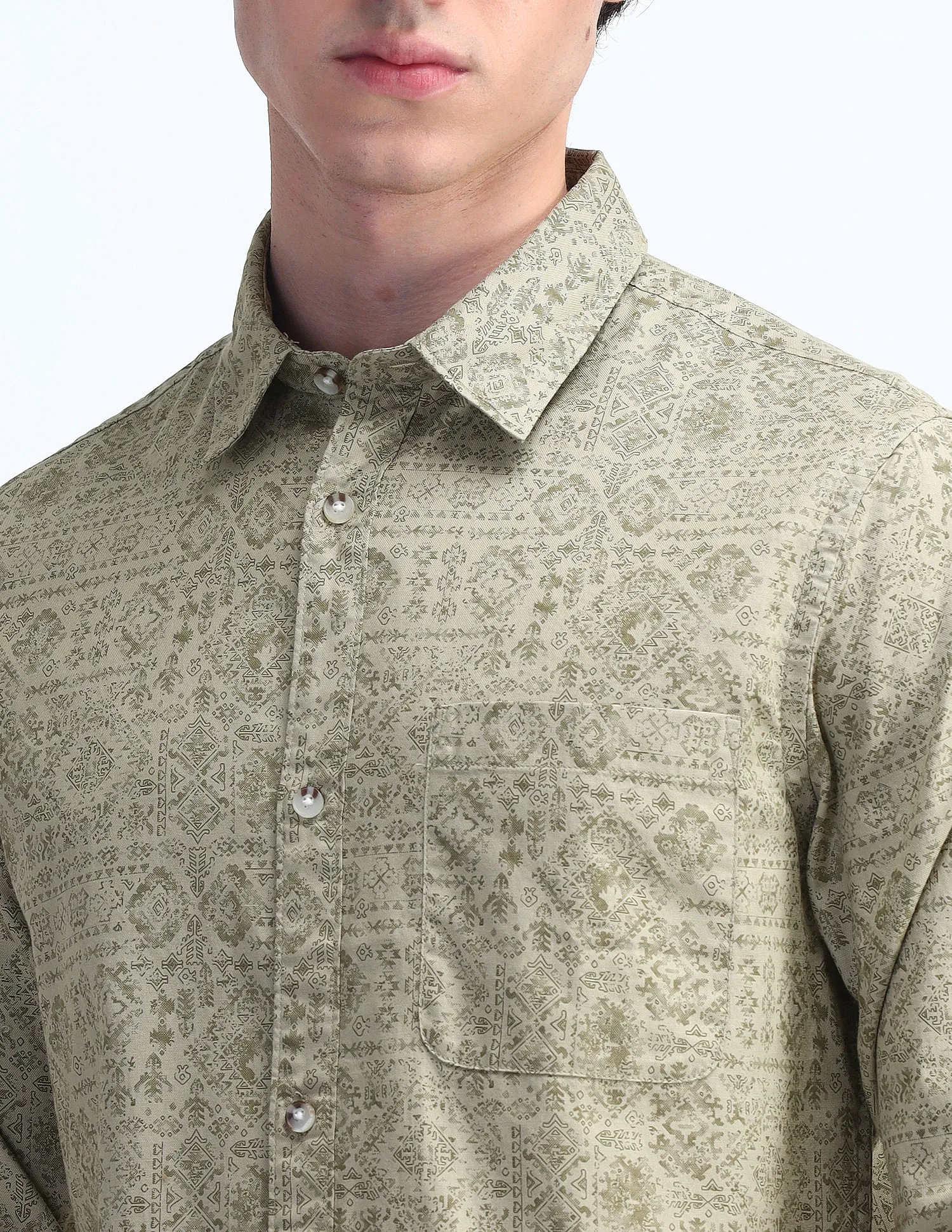 Flying Machine Slim Fit Printed Shirt